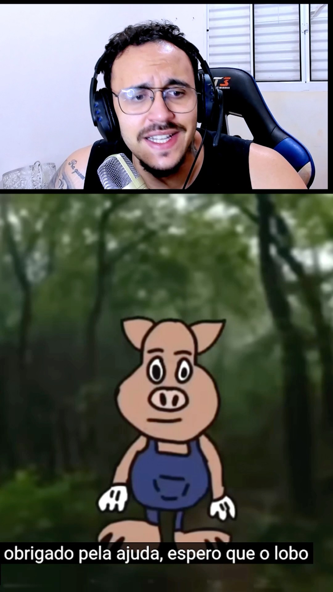Os três porquinhos, mas.. ASSUSTADOR!