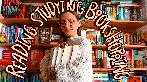 cozy n' chaotic READING VLOG  (feat. book hauls!)