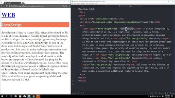 WEB2 JavaScript - 10.CSS 기초 (style 태그)