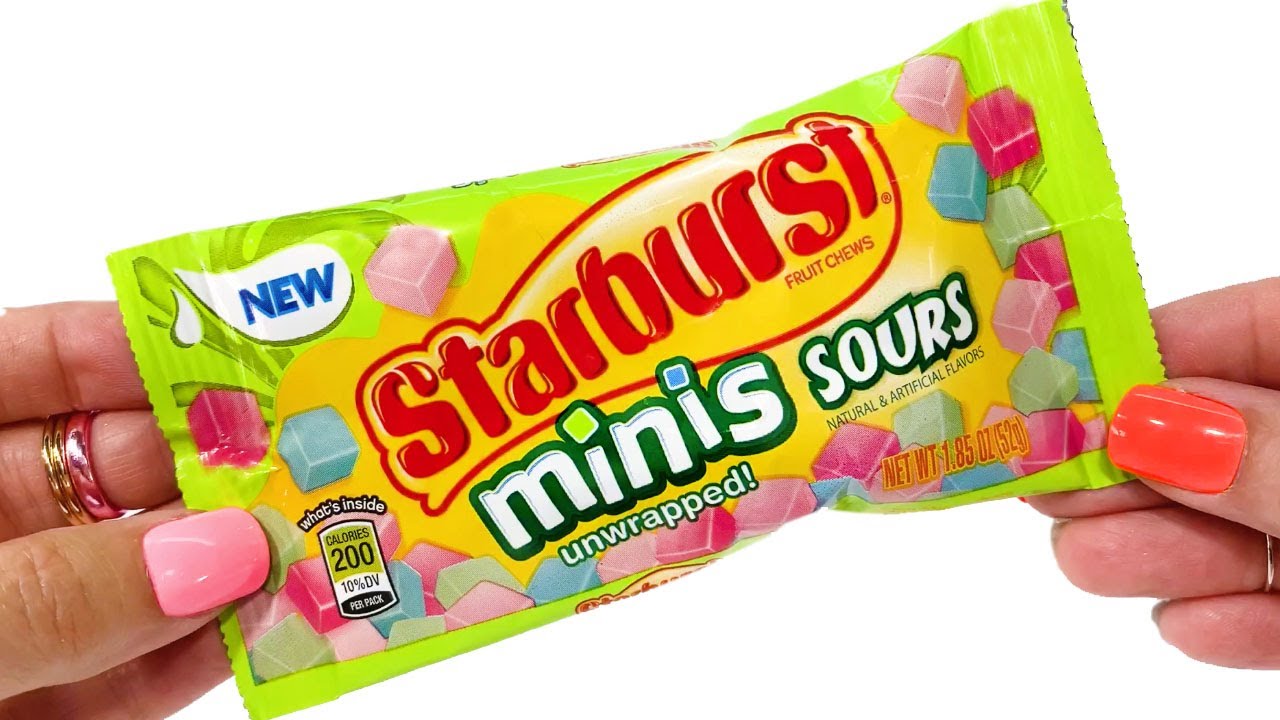 Starburst Mini Sours - Unwrapping