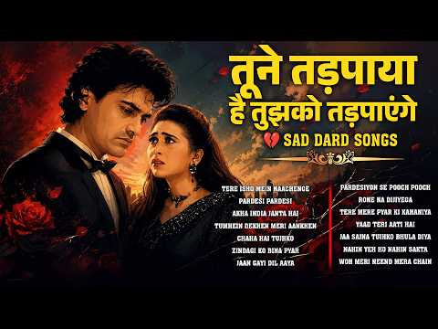 तूने तड़पाया है तुझको तड़पाएंगे 💔 Sad Dard Songs { JUKEBOX } Tere Ishq Me, Akha India, Pardesi Gane