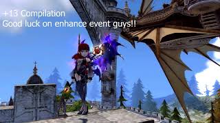 Dragon Nest Classic : + 13 Attempt on Enhancement Buff event compilation
