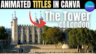 How to add animated titles in videos on Canva | EASY Tutorial!