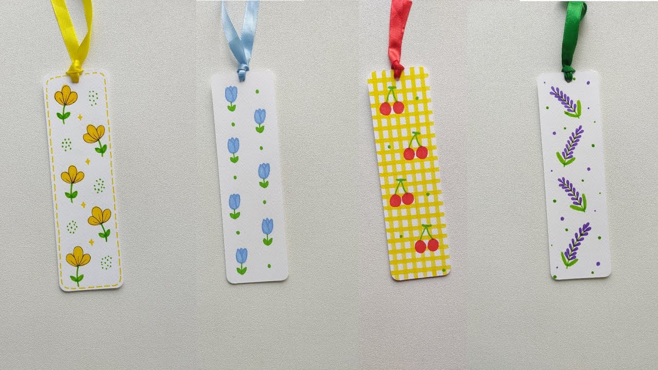 DIY Bookmark Ideas 🔖 || Easy and simple bookmark designs - YouTube