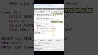 MySQL CROSS JOIN Explained (Real Example: Booking Slots + Product Combinations) #shorts