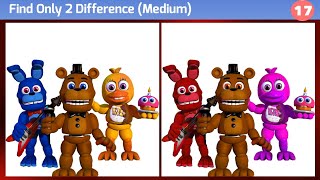Hard Find The Difference - FNAF | 100%Fail | Spot The Difference Ep - 53