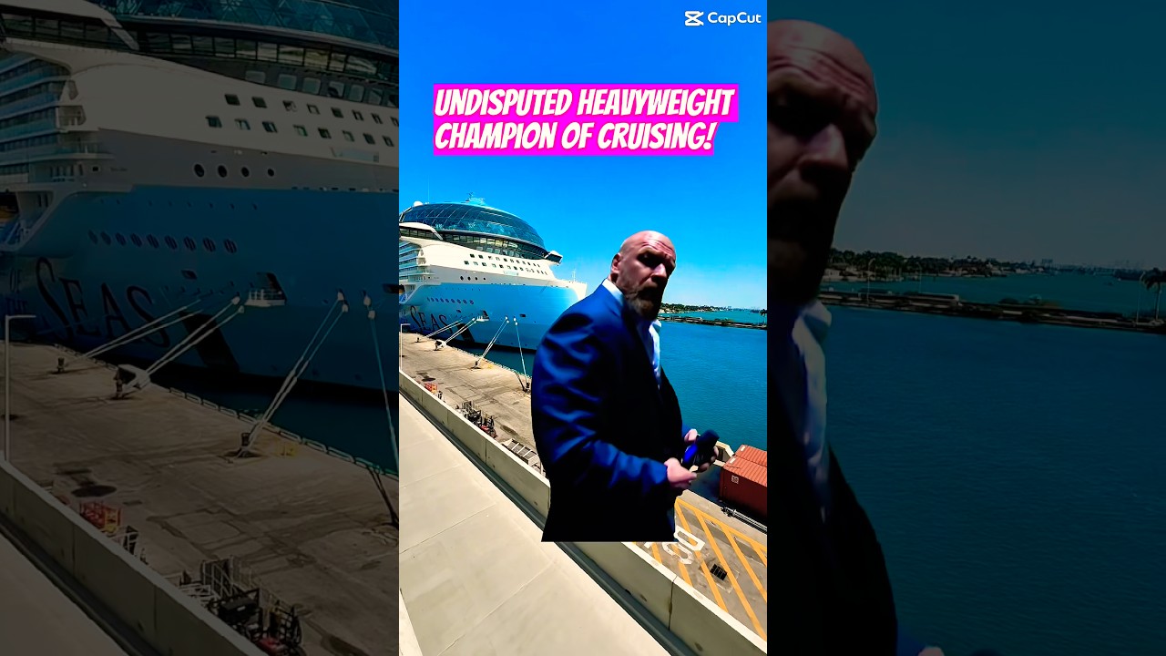 MSC World America HOLDS the Belt  🛳️🏆 #cruise #shorts #fyp #tripleh #travel