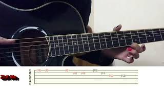 Video-Miniaturansicht von „Kasauti Zindagi Kay Guitar Tutorial Step By Step With tabs | For Beginners |“