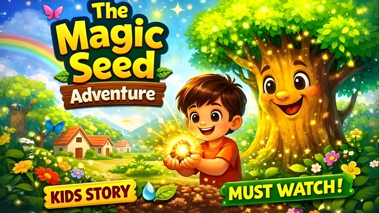 he Magic Seed Adventure 🌱 | Kids Moral Story | Bedtime Story for ...