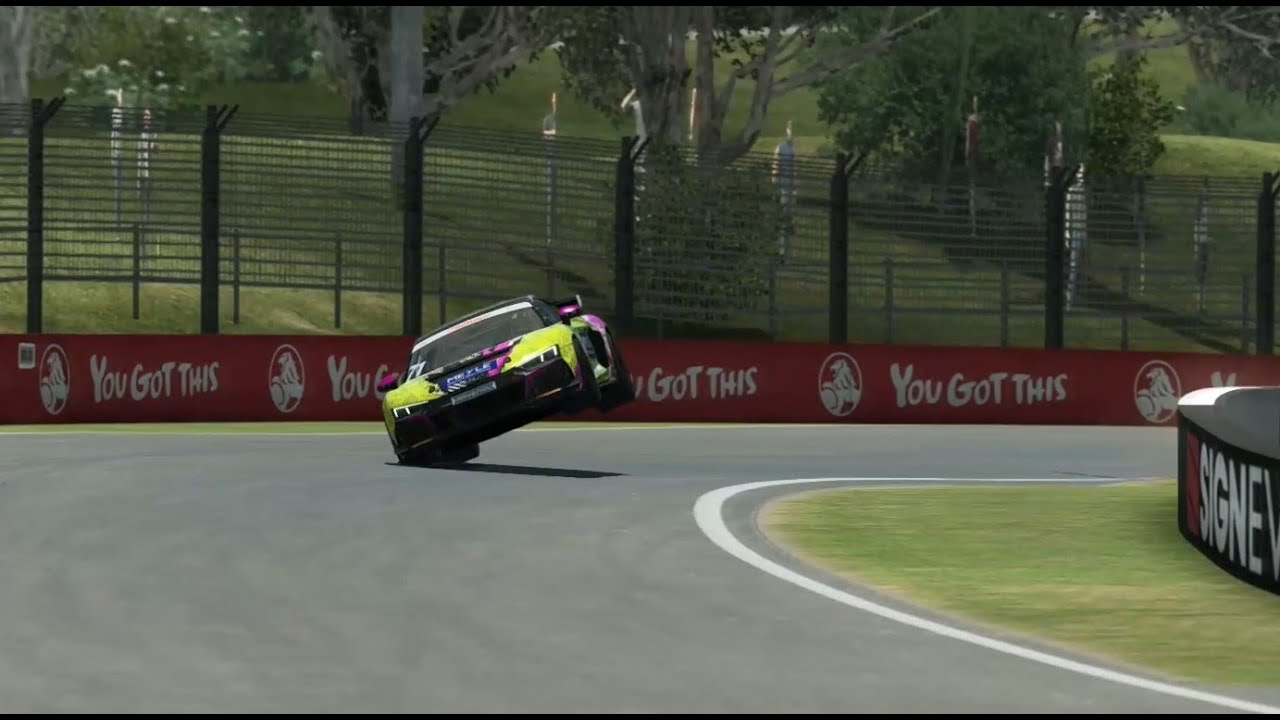 [Controller] Raceroom - Audi R8 GT4 - Bathurst Test Drive - YouTube