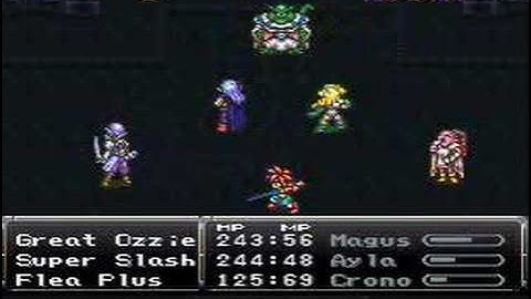 Chrono Trigger Boss Battle 24 - G.Ozzie, S.Slash and Flea+