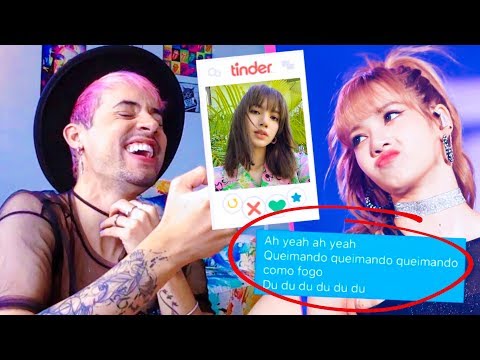FINGI SER A LISA do BLACKPINK no TINDER | Rafael Benigno