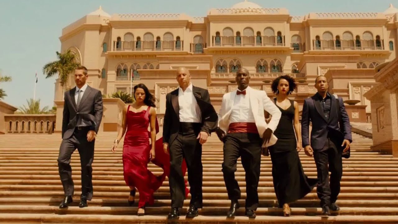 Behind the scenes of Fast and Furious 7 in Abu Dhabi
