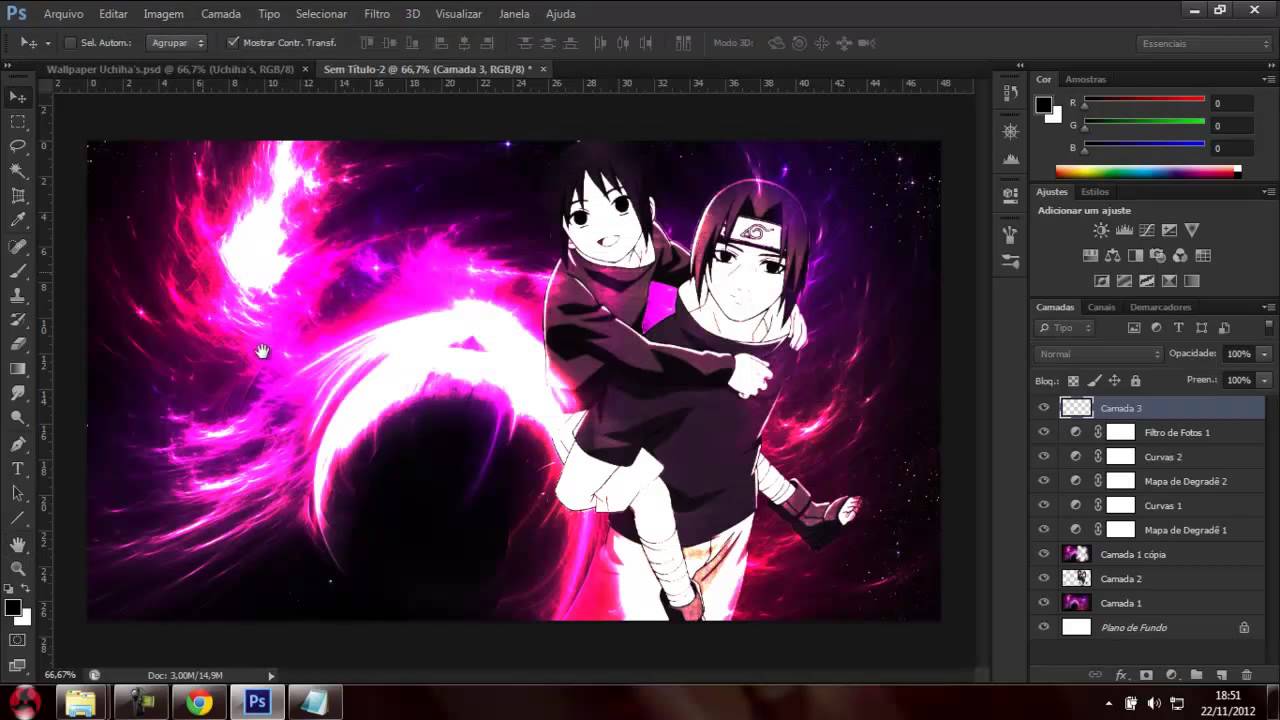 Como criar um Wallpaper no CS6/CS5 (Hard) YouTube