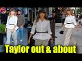 Taylor Swift STUNNING in Stella McCartney's Design as she arrives in Zero Bond with BFFs