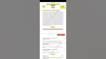 #youtubeshorts📌📝#Class_9_Part_7_ENGLISH/Model Activity Task Solution/OCTOBER/2021/WBBSE📌