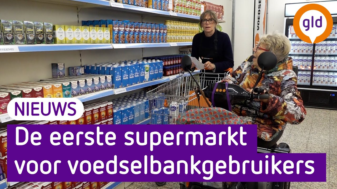 Gratis supermarkt voor voedselbankgebruikers