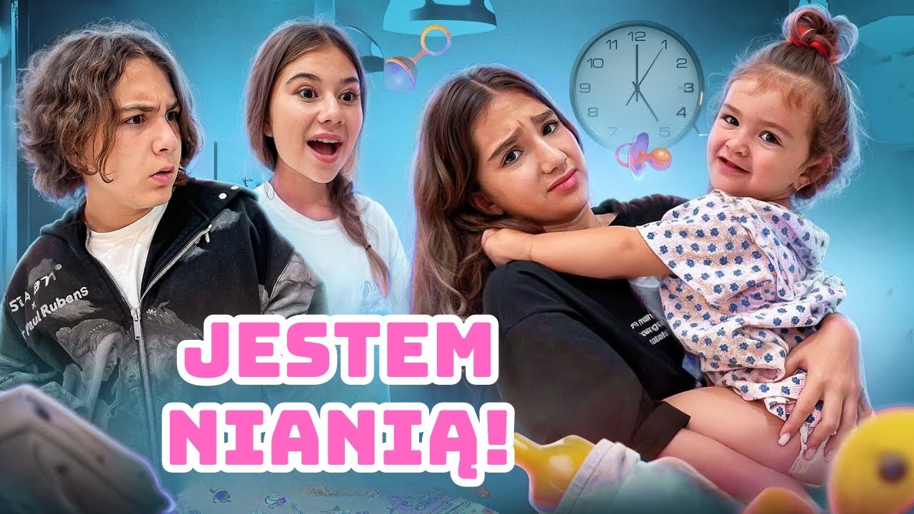 Amina została nianią 😍 Fajne wakacje z przyjaciółmi przed szkołą | KiKiDo Campus Polish