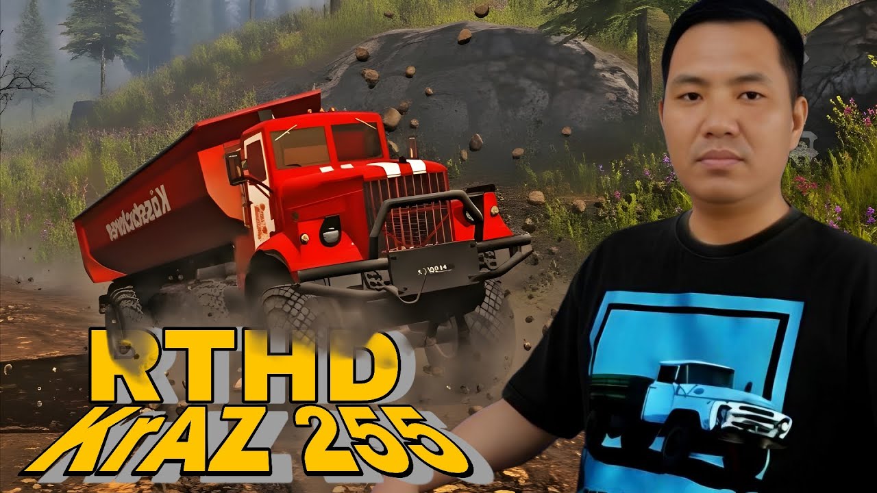 RTHD KrAZ 255 MAP KRASNAYA POLYANA #rthd