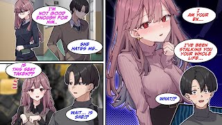 [Manga Dub] The cute girl who sat next to me on the night bus started talking to me…