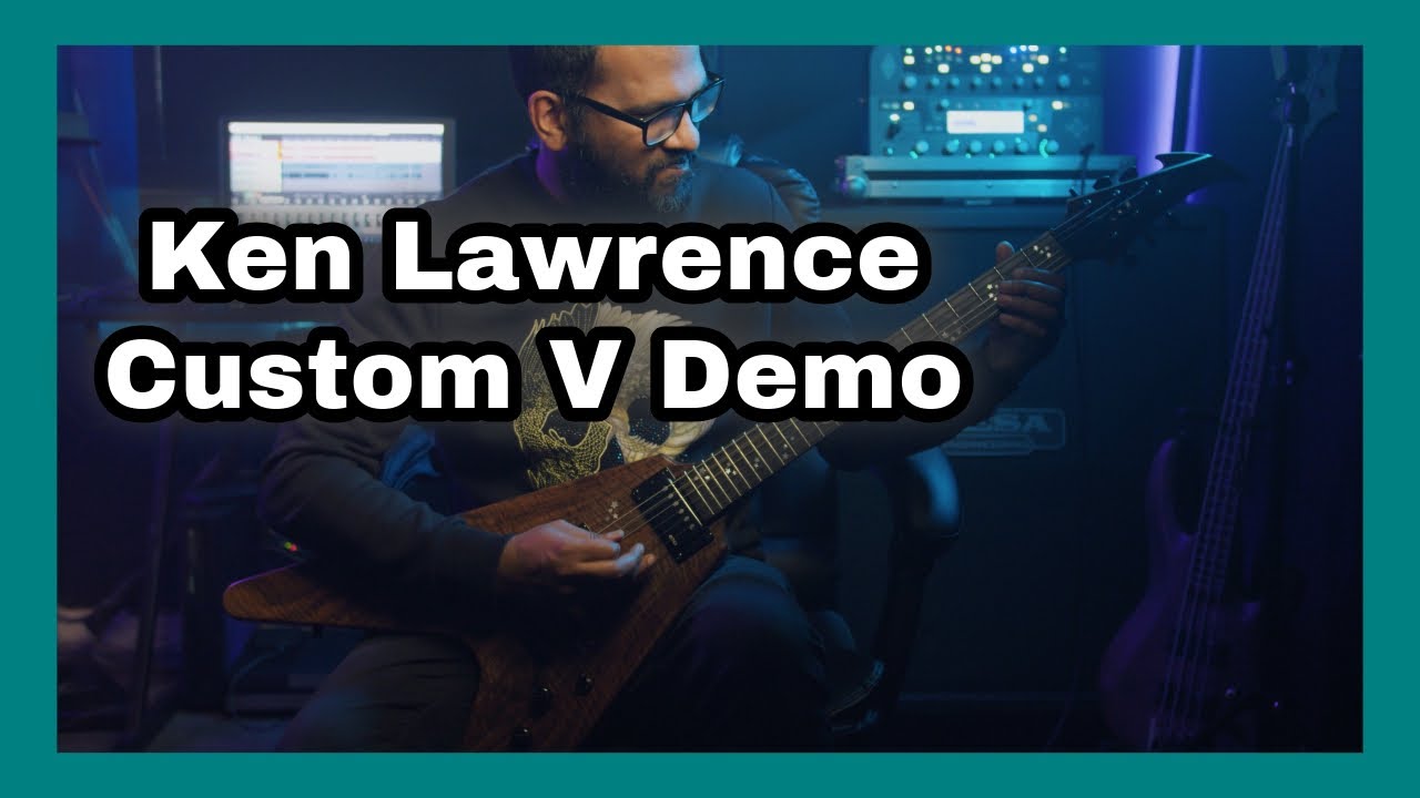 Ken Lawrence Guitar | Rare Custom Flying V Demonstration - YouTube