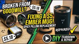 Ember Travel Mug battery replacement - fixing the $5 Goodwill find Ember Mug Teardown And Battery Replacement