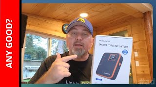 Cordless Tire Inflator Portable Air Compressor Review by MENGJINGO