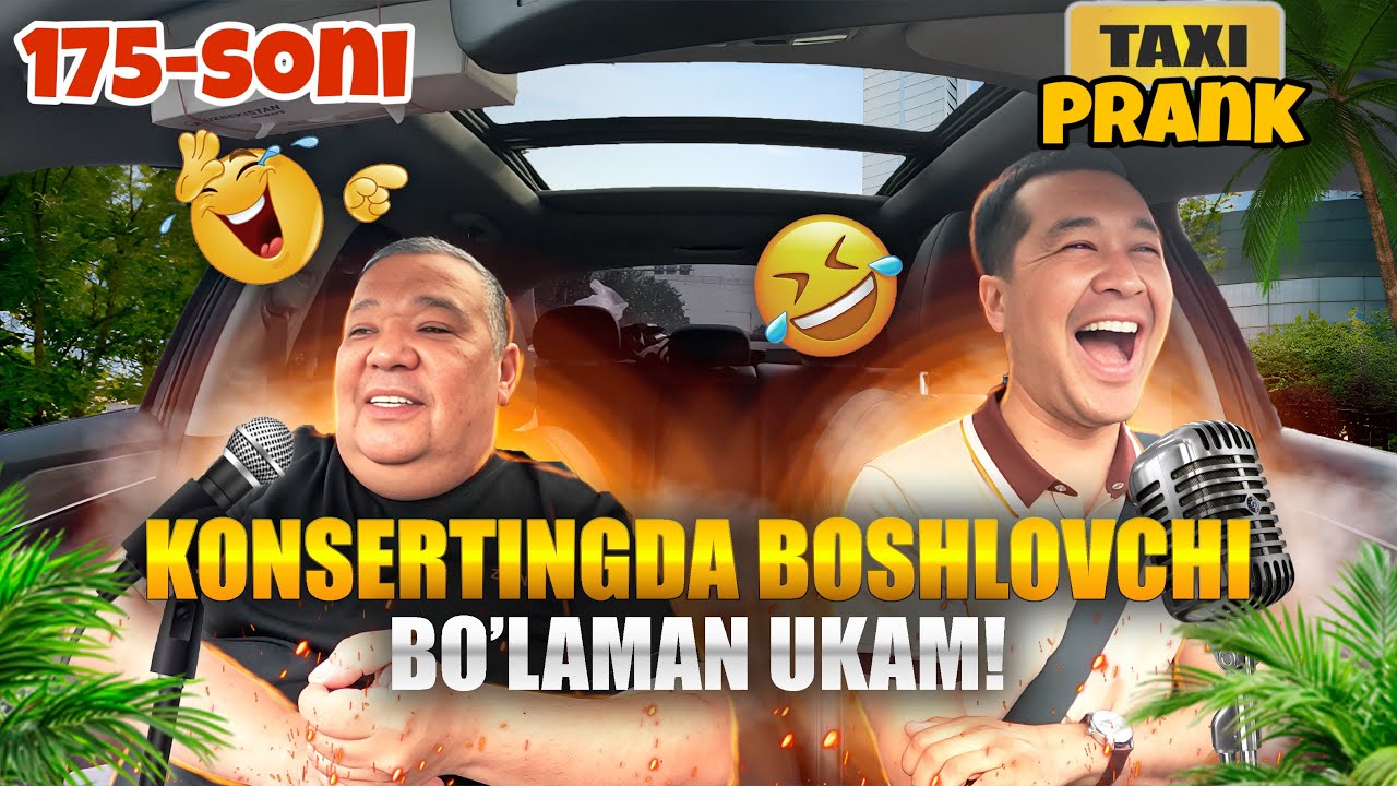 Taksida Prank 175-soni🚕 Dizayn Jamoasi azosi Dilshodbek Musabekov bilan bo'ldi😬