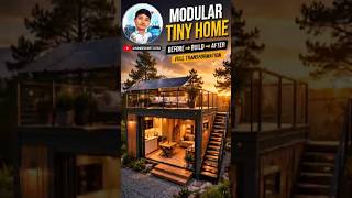 Modular Tiny Home Restoration Timelapse: From Ruin to Viral-Ready #shortsviral