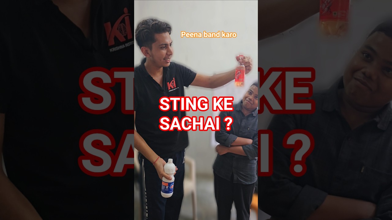 Sting Energy Drink ki Asli Sachai 😱 | Bleach Experiment | Science Fun 