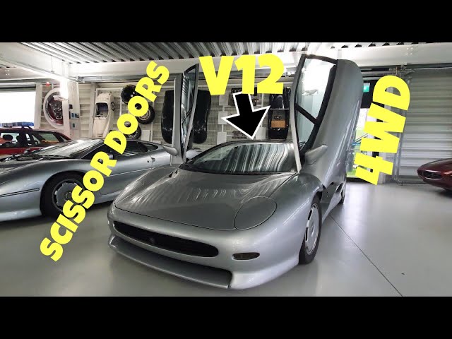 The ORIGINAL Jaguar XJ220 | British Motor Museum Visit - YouTube