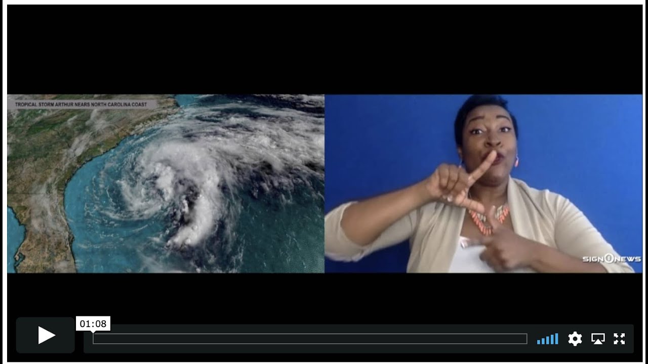 Tropical Storm Arthur nears North Carolina coast - YouTube