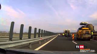TionTV: Din nou probleme pe autostrada Timisoara-Lugoj