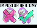 Among Us Impostor Anatomy Explained / Drawing in 4:29 Minutes