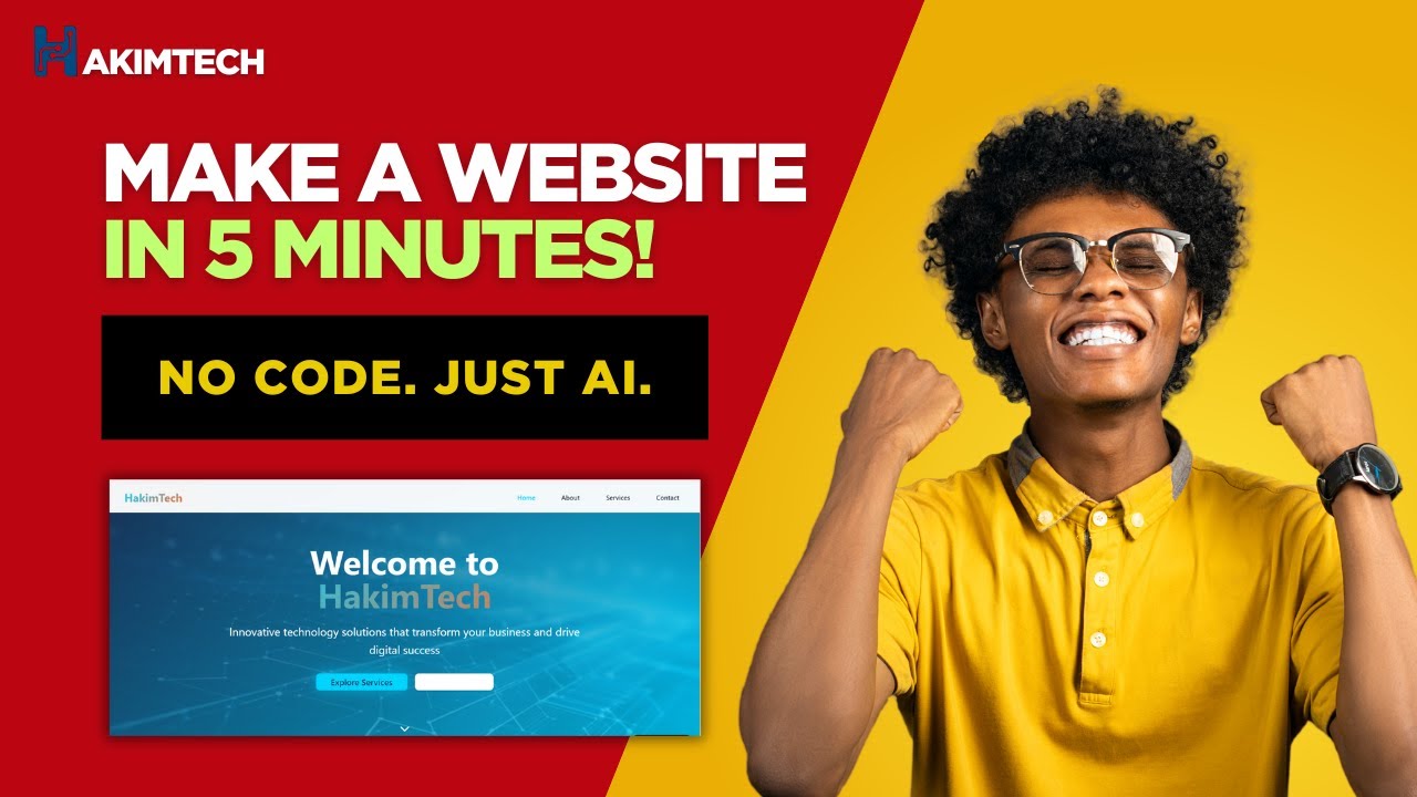 How to Create a Website Without Coding Using AI | Build Portfolio ...