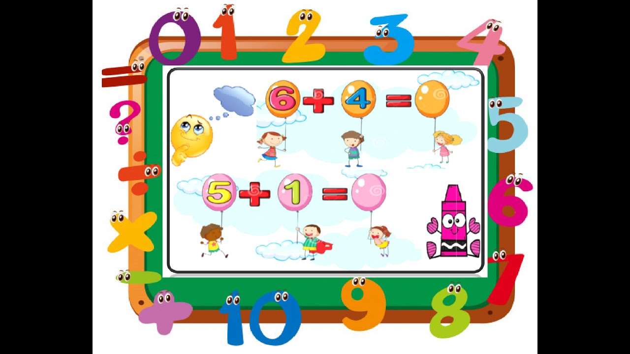 Additions pour enfants : Leçon 1 GS/CP/CE1. Jeux ludiques pour enfants.