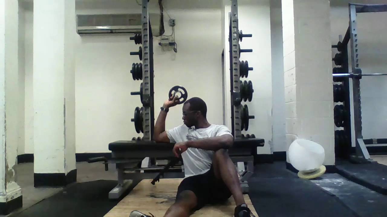 Seated External Rotation w/ Plate - YouTube