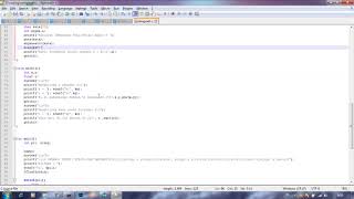 Tutorial C : string and mathematical operations functions