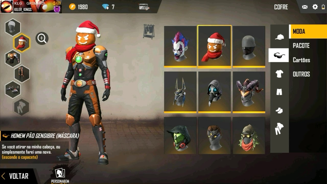 MINHAS SKINS DO FREE FIRE - YouTube