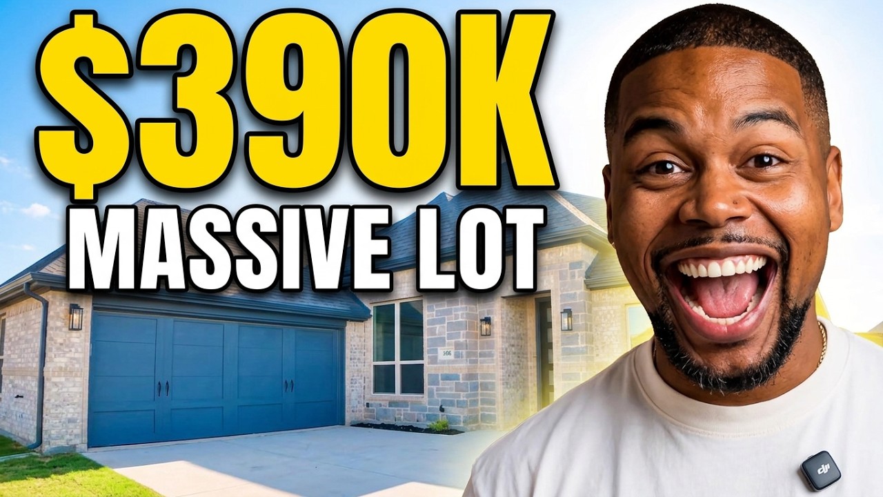 Affordable Luxury in Dallas | Tour This $390,000 New Construction Home | No Mud or PID + Large Lot