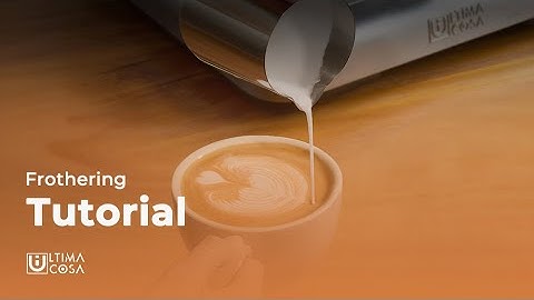Ultima Cosa Espresso Machine Tutorial Video 05 - Froth Milk for Perfect Lattes and Cappuccinos