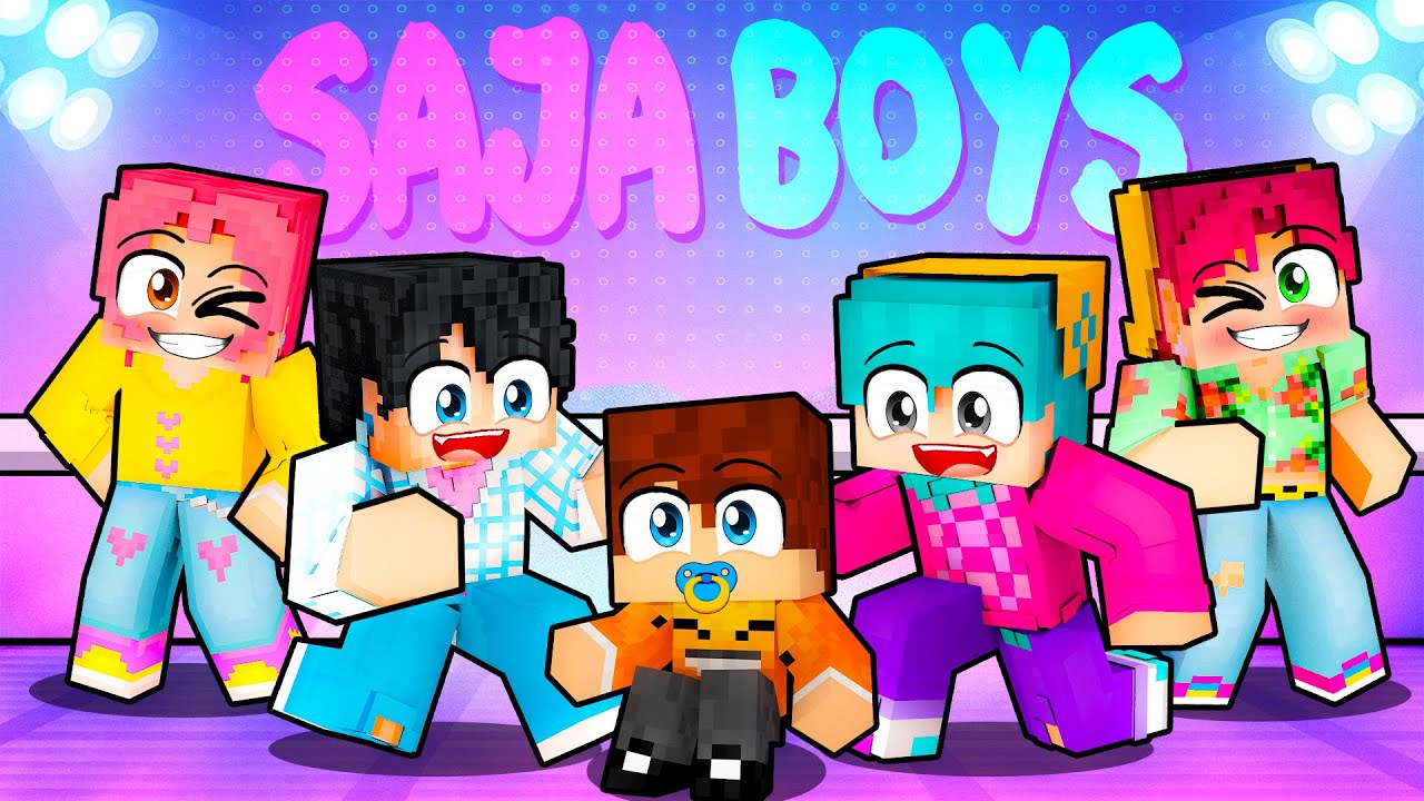 ZOSTAŁEM ADOPTOWANY PRZEZ SAJA BOYS w Minecraft! (KPop Demon Hunters)