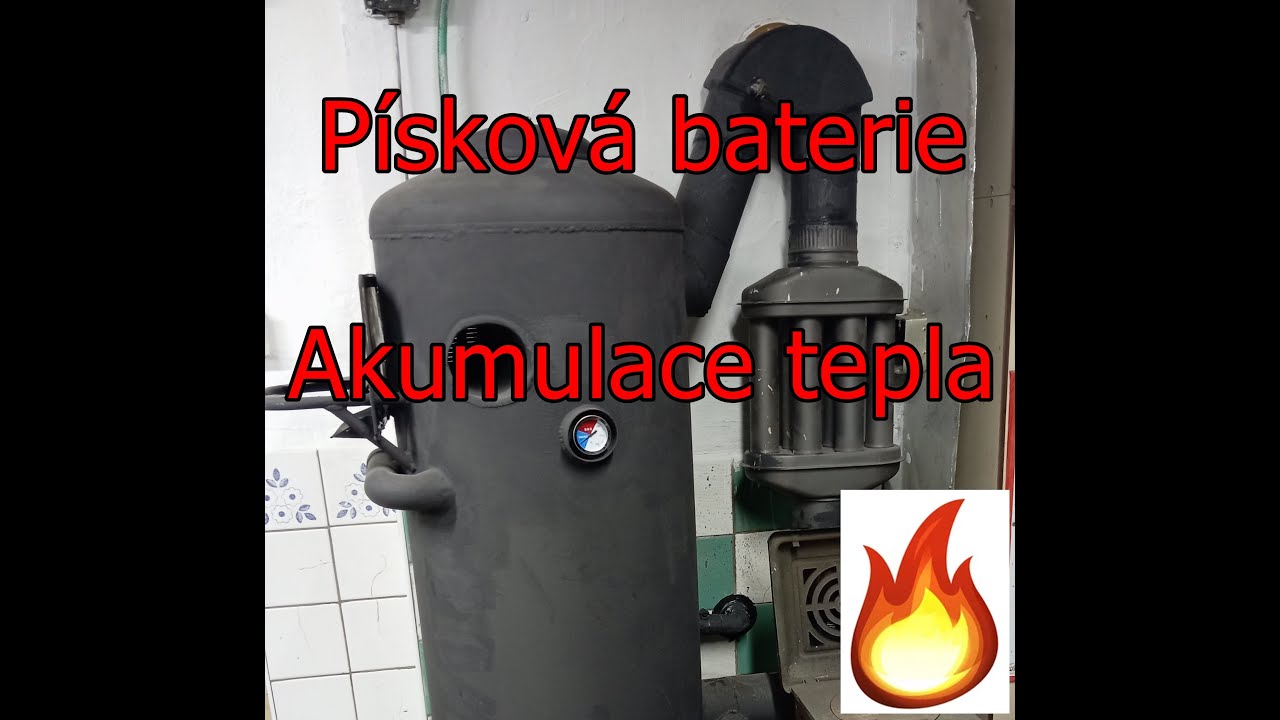 Písková baterie - aneb akumulace tepla (v dílně)