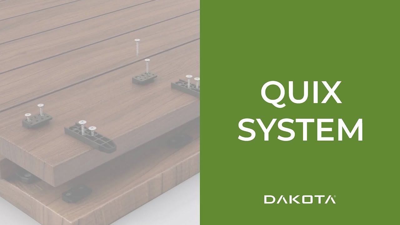 Clip decking QUIX SYSTEM