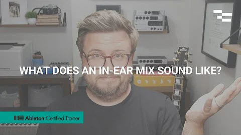 What does an in-ear mix sound like?