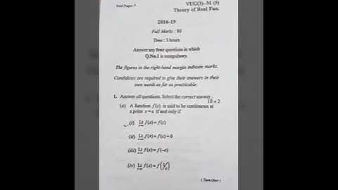 Theory of real functions C5 maths(honours)semester3 vbu ug(2016-19)