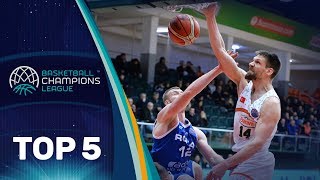 Top 5 Plays - Wednesday - Gameday 12 - Basketball Champions League 2017