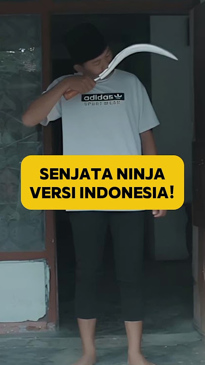 CELURIT! SENJATA NINJANYA INDONESIA #shorts #faktaunik
