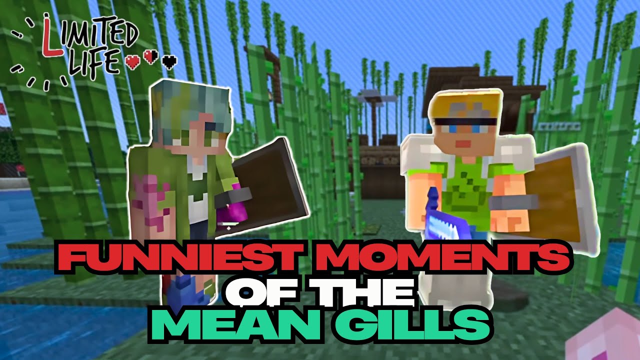 Самые смешные моменты Mean Gills, Limited Life SMP — DangThatsALongName и InTheLittleWood. Лучшие...