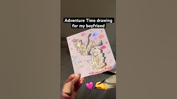HOW TO DRAW: ADVENTURE TIME STYLE ✍️🔥🗡️💕 Gift for your valentine! #howtodraw #drawingtutorial